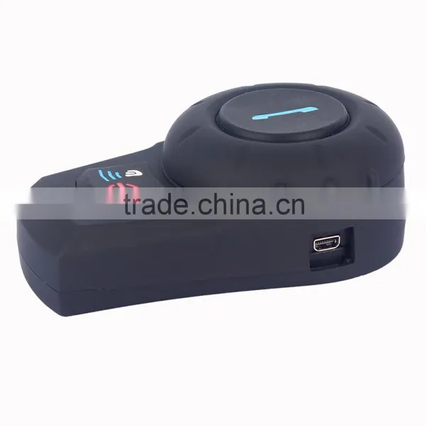 2016 New! 2 Pcs Waterproof Motorcycle Bluetooth Intercom Interphone Headset for Moto Helmet Intercommunicador With FM Function photo-4