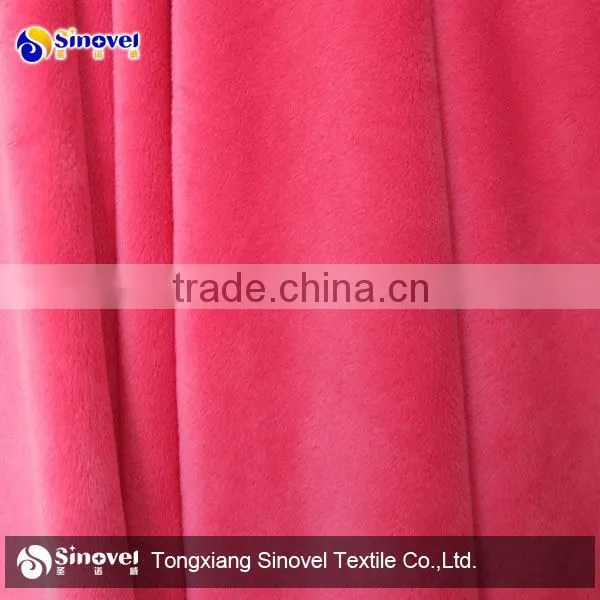 100% Polyester Cushion Cover Fabric, Brushed Velvet Fabric photo-2
