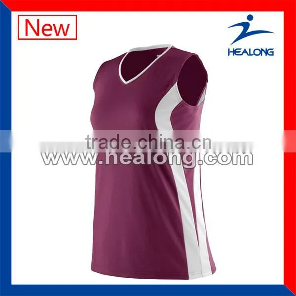Healong Sleeveless Volleyball Training Uniforms Designs