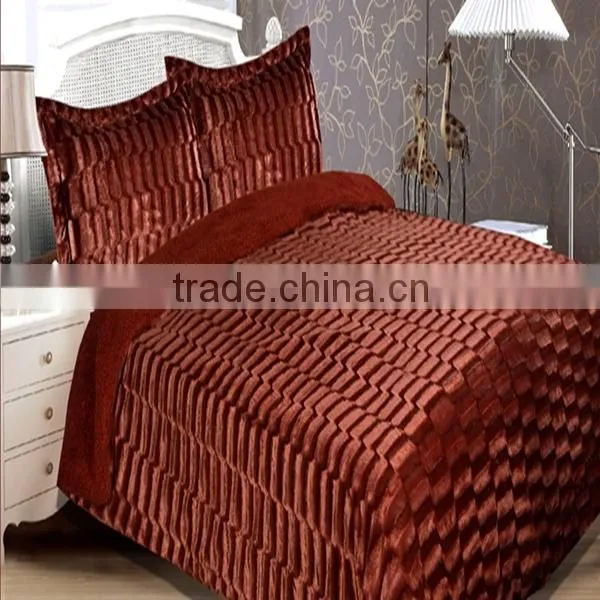 Warm and Luxury Faux Fur Throw With Pillow Bedding Set photo-5