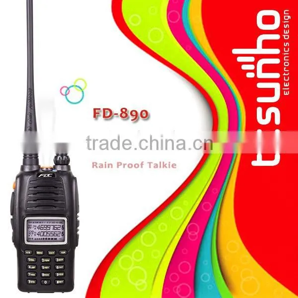 Dual Display 5w FD-890 Long Range Pmr Transceiver for Police