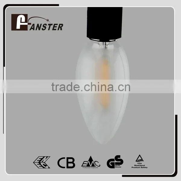 Clear Housing E27 Dimmable LED Filament Bulb C35 4w E14 B22 photo-6