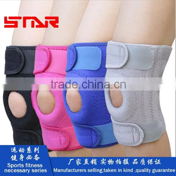 FDA Approved China Popular Adjustable Black Neoprene Hinged Knee Support photo-3