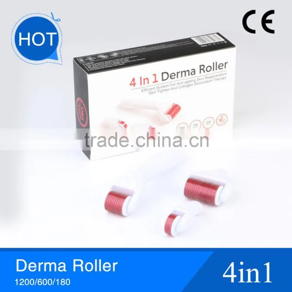 New & Hot Products! Meso Roller 1200+720+300 Pins Microneedle 4 in 1 Derma Roller photo-6