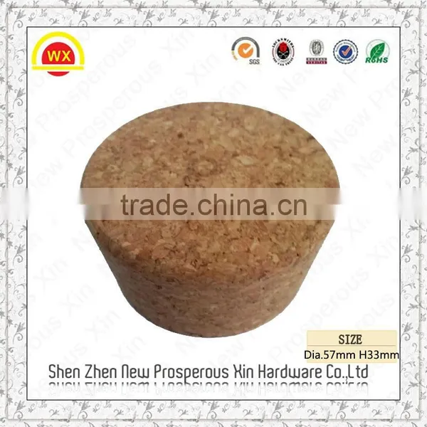 Wholesale Wood Engraved Small Glass Bottle Synthetic Cork Stopper photo-3