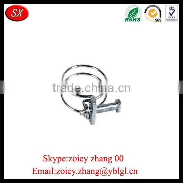 Chinese Manufacture Machined Production Spring Steel Spring Wire Clamps photo-6