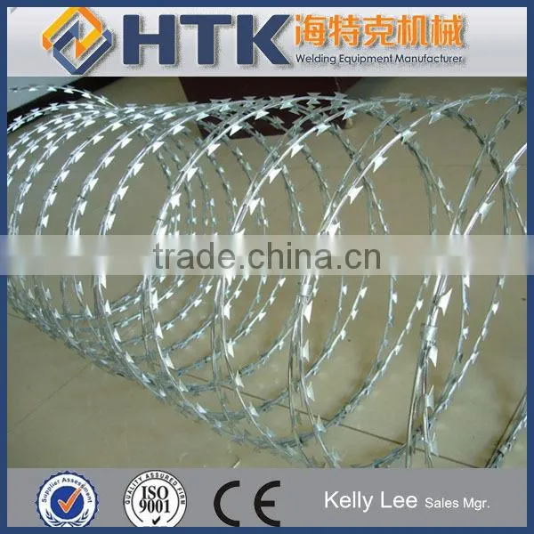Electric Galvanized Razor Blade Barbed Wire photo-2