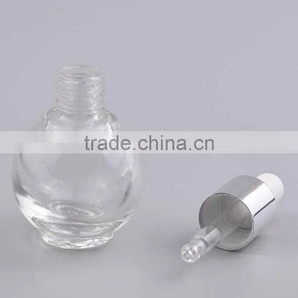 10ml Cosmetic Essential Oil Round Glass Dropper Bottle photo-2