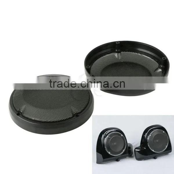 6.5" 6-1/2" Speaker Grills Saddlebag /Lower Leg Vented Fairing For Touring 1983-2017 photo-2