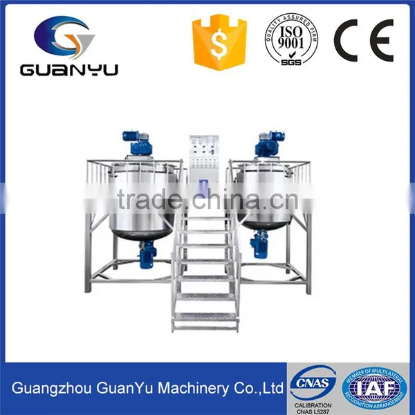 Hot Sales Liquid Soap Emulsion Heating and Mixing Tank Equipment for Blending and Dispersing photo-5
