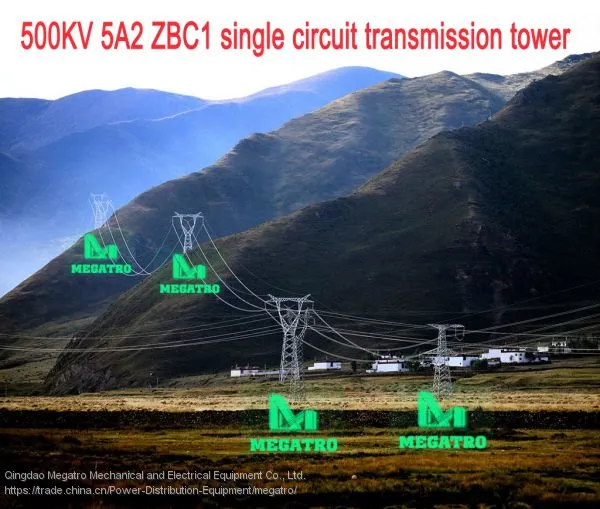 500KV 5A2 ZBC2 Single Circuit Transmission Tower photo-3