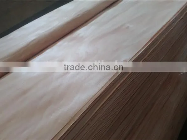 Linyi Grade a b c No Dots 0.3mm 4'x8' Decorative Natural Okoume Face Veneer photo-2
