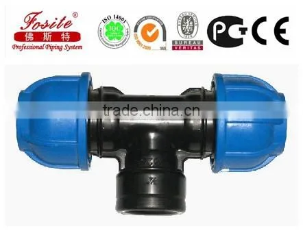 PP Compression Fittings for PE Pipe photo-3