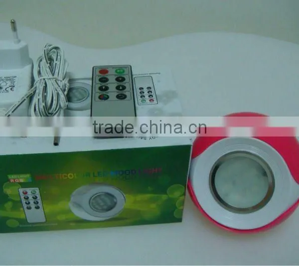 CE Approve Indoor Room Decorative Adaptor Power Led Mood Lights Changeable Living Color Light photo-4