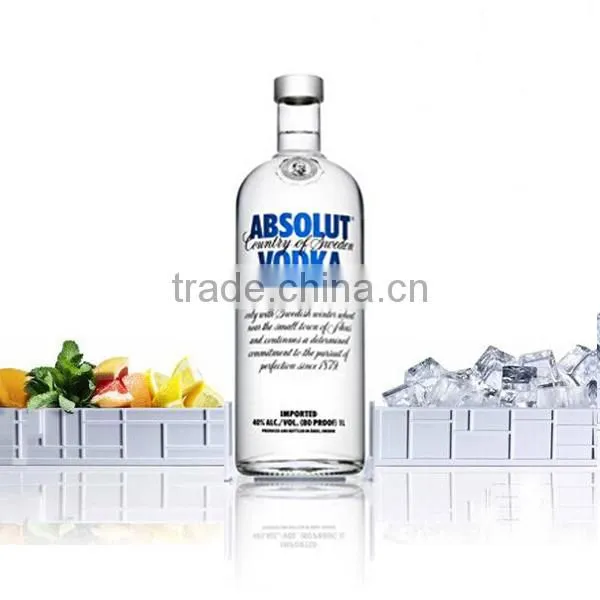 Item 0818 Good Quality Wholesale 750ml Frosted Glass Wine Bottle for Vodka,and Whisky