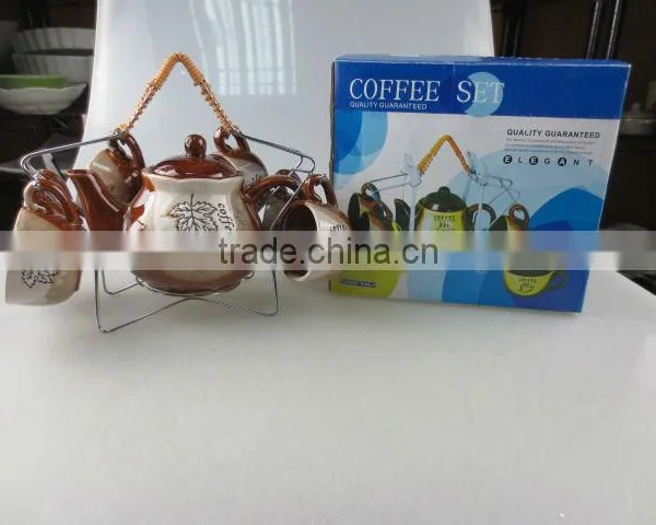 Color-glazed Coffee Set photo-6