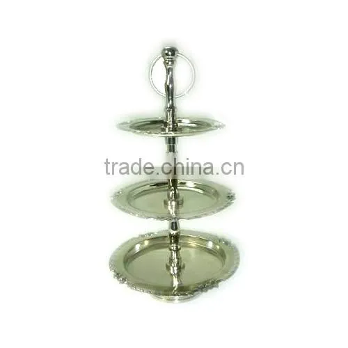 Embossed Royal Cake Stand for Wedding Decoration photo-5