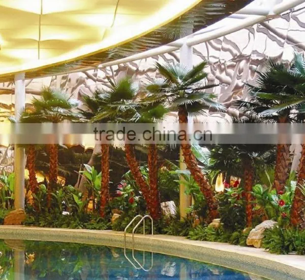 Decoration Plants Artificial Washington Palm Tree photo-3