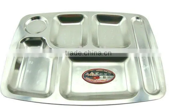 SS18/8 Stainless Steel Fast Food Tray photo-5