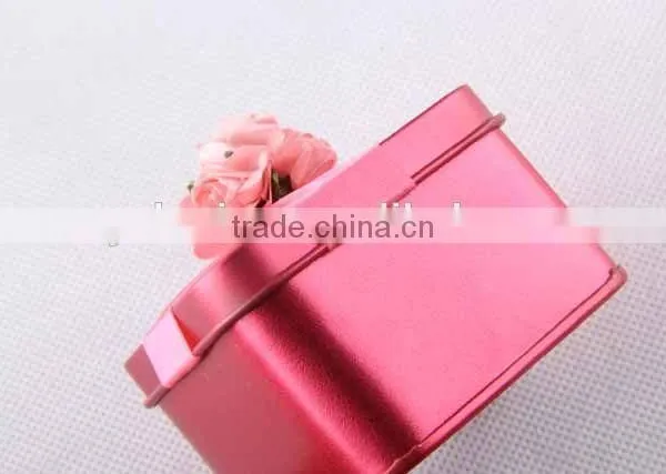 Square Metal With Rose Ribbon/gift Box photo-5