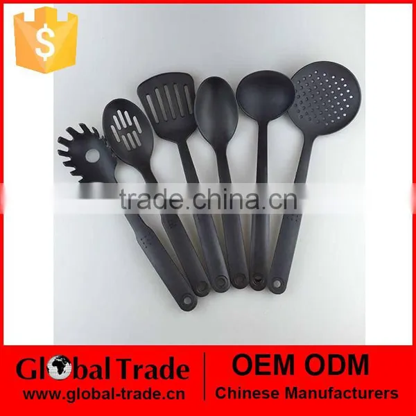 Nylon Non Stick Black Utensil Set 6 Piece New Cooking Tool 450286