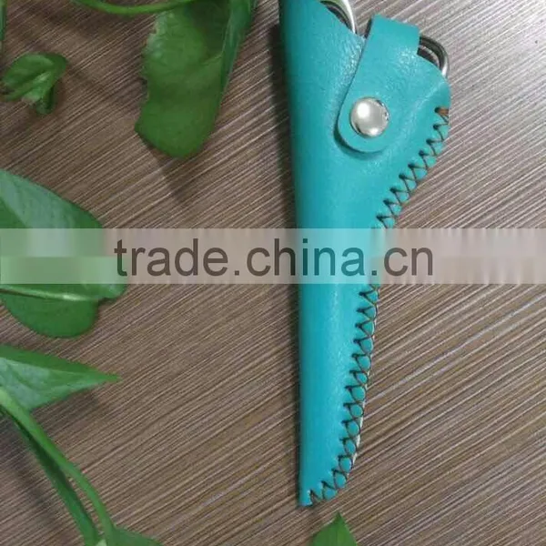 QJ-CP22 Professional Real Leather Hair Shears Sleeves Hairdressing Scissor Pouches Holster photo-5