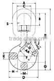 ATLI HKA-EH 322C US Type Hoist Hook photo-2