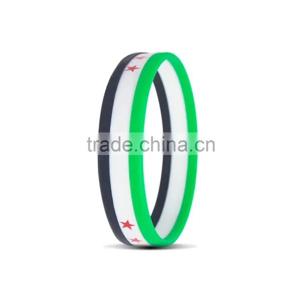 Syria Products/ Bracelet/ Flag Map Wristband/Syria Flag Silicone Bracelet/Free Syria Products photo-5