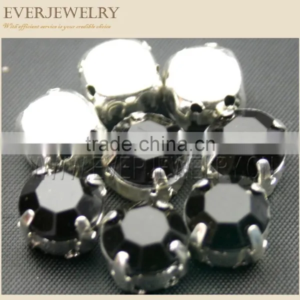 Rhinestone Sew on Applique,Sew on Flat Back Acrylic Rhinestone, photo-5