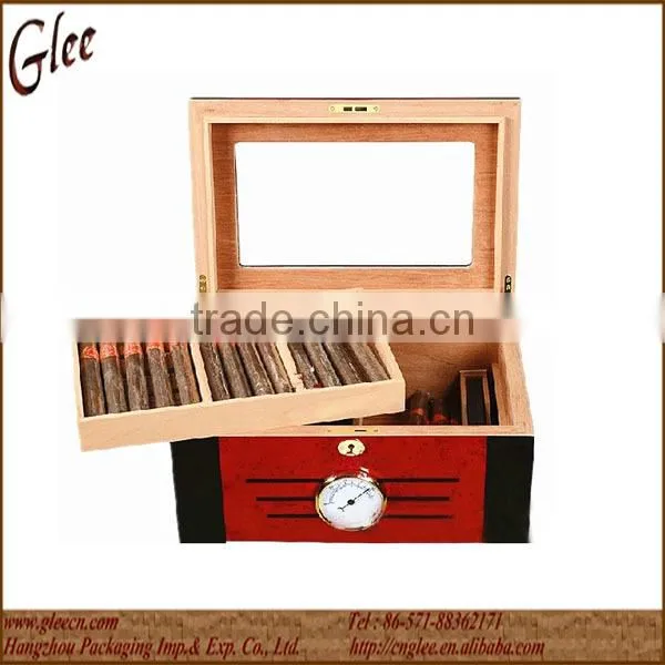 Classical Storage Wood Cigar Box With Drawer photo-2