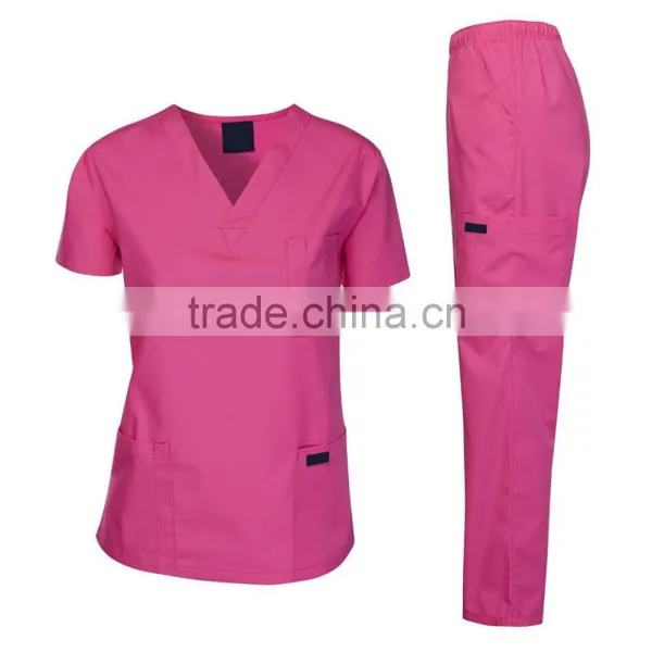 Medical Scrubs Wholesale Scrubs Uniforms Medical Uniform Women and Man Medical Scrubs Top and Pants photo-4