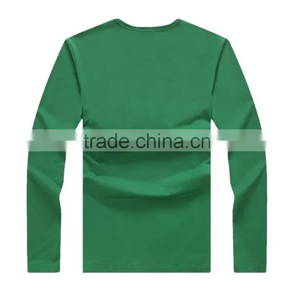 Men's Cotton Blank Green t Shirt photo-2