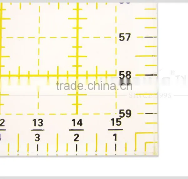 Kearing High Qualiity Metric Acrylic ( 60 * 16 cm ) Patchwork Ruler Sewing & Quilting Plastic Ruler # KPR6016 photo-5