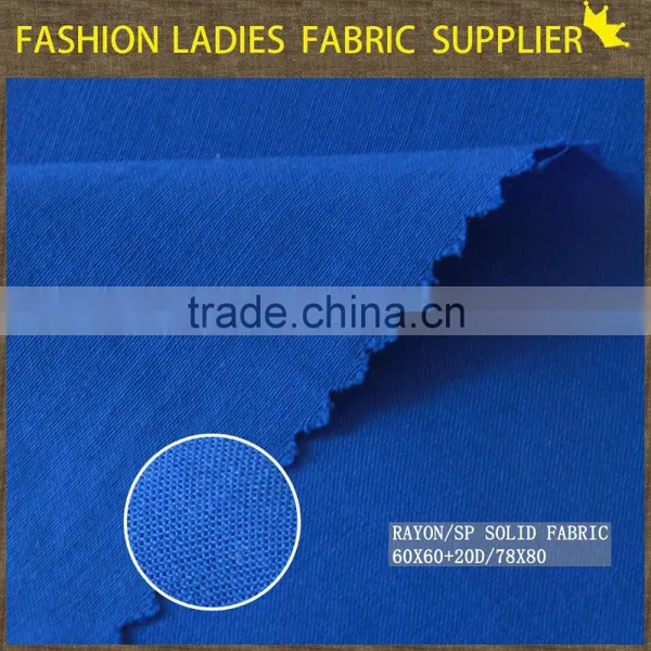 Rayon/sp Solid Challis Rayon Fabric photo-3
