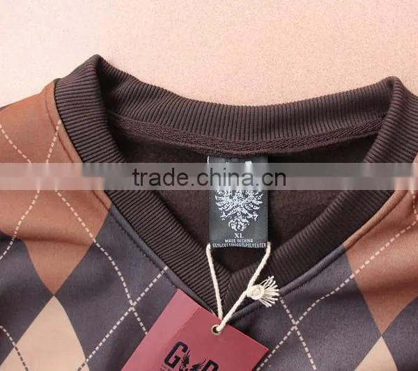 Fleece Pullover Sweater Men's Winter Clothes Sweatershirt Plus Size photo-2