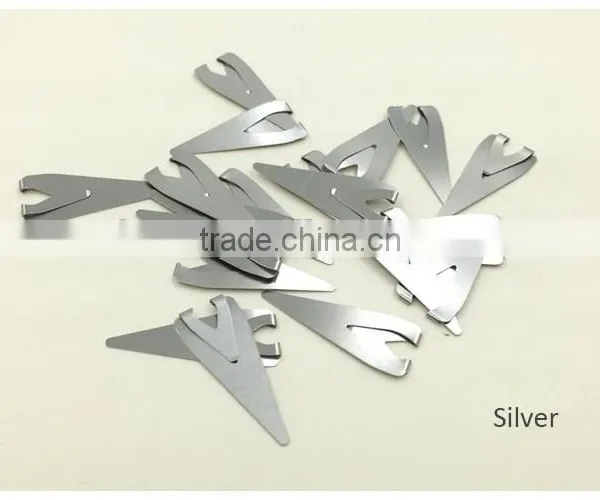 10*25mm Rose Gold /gold /silver Metal Bookmarker photo-3