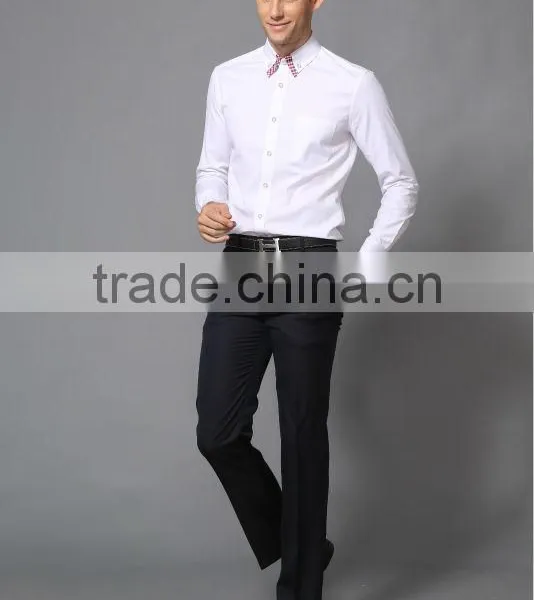 Hot Sale Tailor Made Dress Shirt Men photo-3