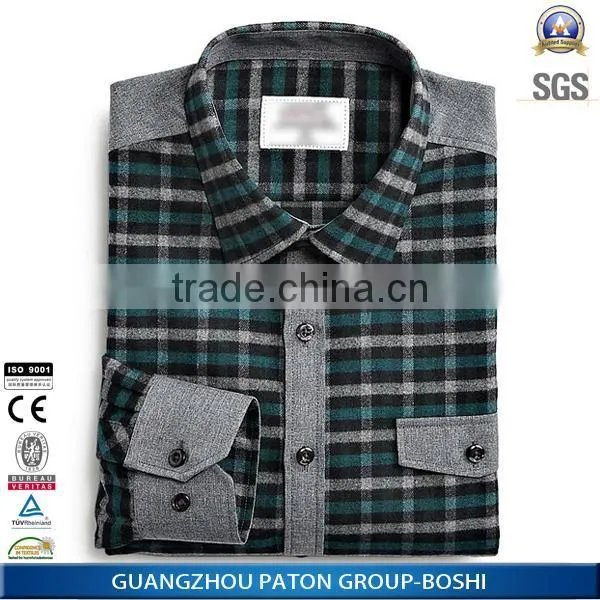 Latest Slim Fit Long Sleeve Plaid Shirts For Men Pictures Of Available Colors photo-6