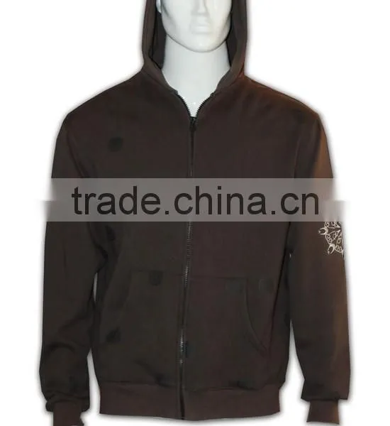 High Quality Slim Fit Zip up Ribbed Cheap Custom Logo Half Zip Hoodie photo-2