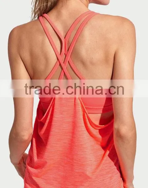Hot Girls Sexy Tank Top Vest Pictures Of Girls Cotton Stringer Tank Top Custom Design Singlets photo-2