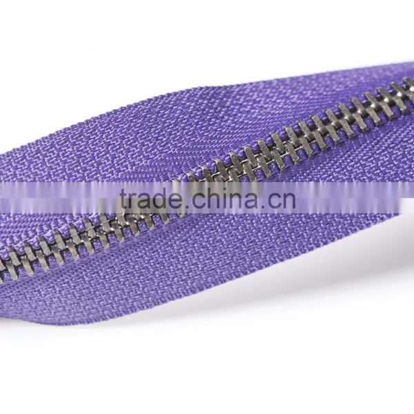 #5 Open End Metal Zipper for Bags photo-3