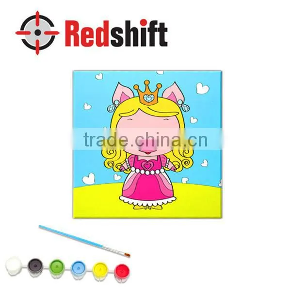 OEM Child Toy Color Your Canvas Frame Anim-Pal Princess Pig photo-2