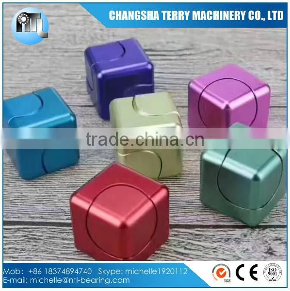 High Quality Colorful Funny New Design Fidget Metal Cube & Spinner Toys With Ball Bearing R188 photo-3
