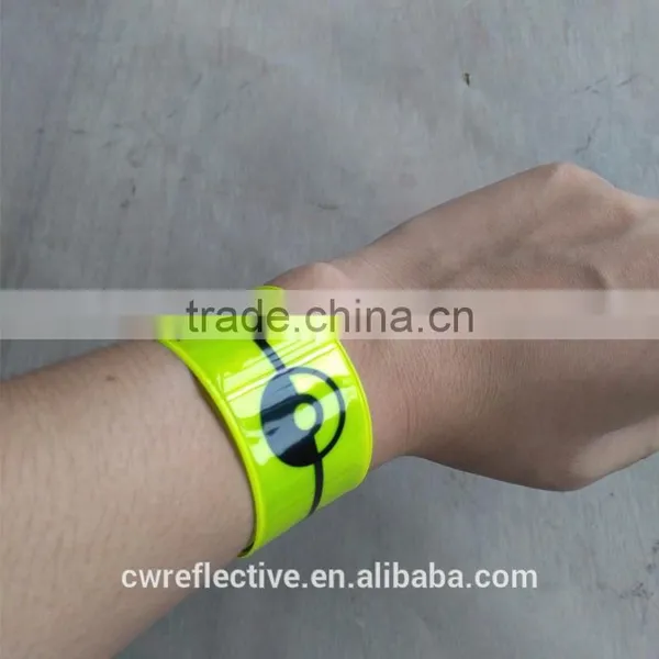 Promotional En13356 Custom 3m Wrist Bright Wrap Reflective Slap Band Gift photo-6
