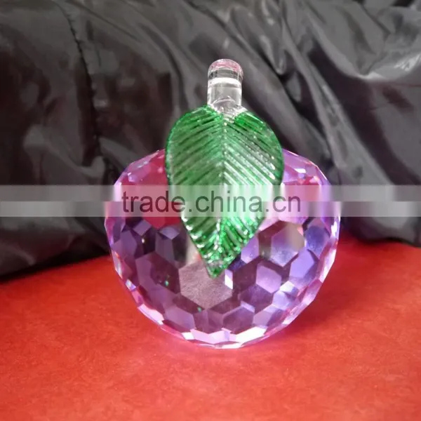 Beauty Crystal Apple ,crystal Gift ,crystal Christmas Gift photo-2