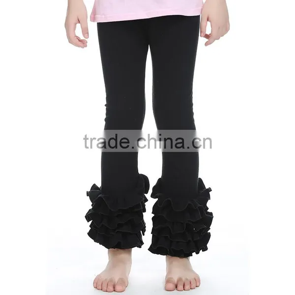 2015 Girls' Solid Color Ruffle Pants photo-2
