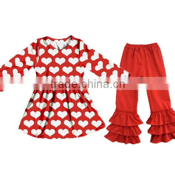 Wholesale Children's Boutique Clothing Spring And Summer Grils Clothing Baby Clothes Easter Outfit With Icing Pants Set photo-2