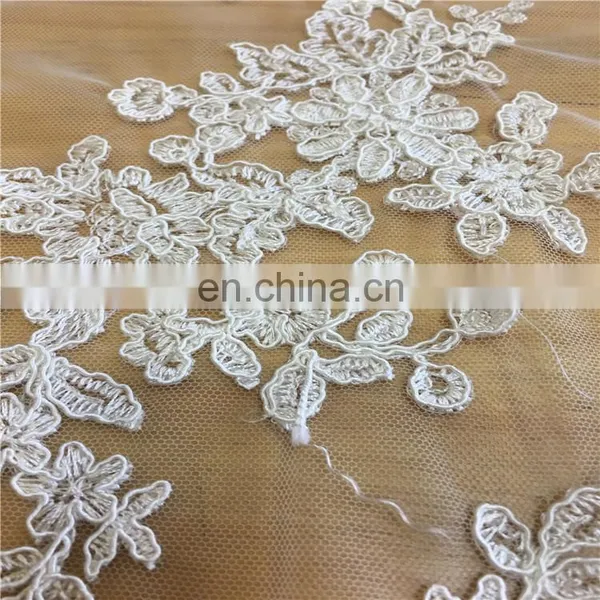 NYLON MESH WITH EMBROIDER FABRIC FOR ONE PIECE DRESS photo-3