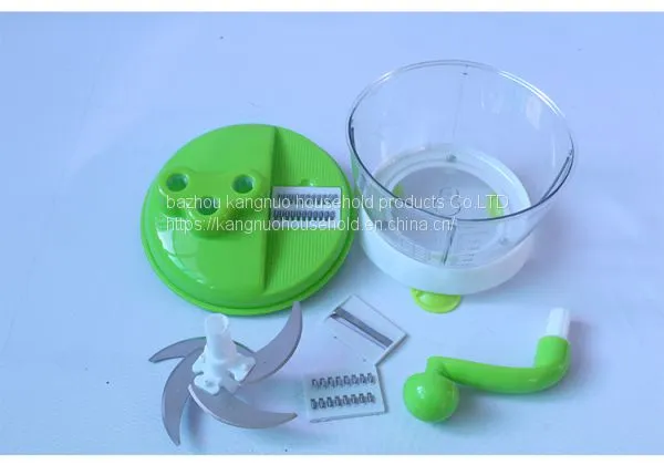 Hand Crank Vegetable Chopping Grinder Kitchen Hand Powered Food Mixer photo-4