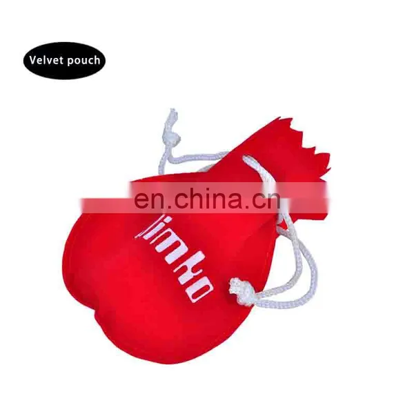 Custom Printed Velvet Drawstring Pouch Fabric Gift Bags Wholesale photo-5
